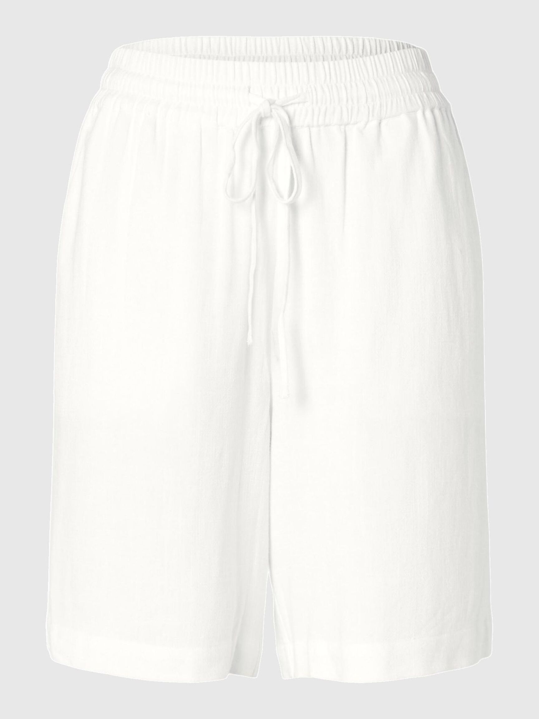 VISCOSE BLEND SHORTS, Snow White, highres