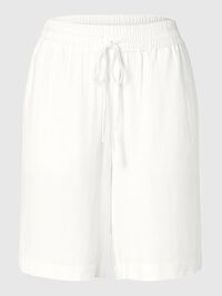 VISCOSE BLEND SHORTS, Snow White, highres