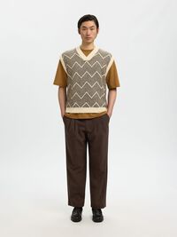 COUPE DÉCONTRACTÉE GILET TRICOTÉ, Delicioso, highres