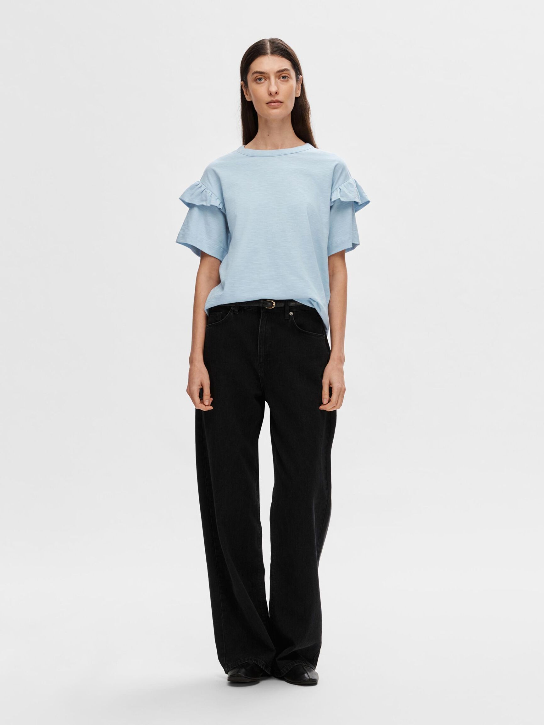 T-SHIRT, Cashmere Blue, highres