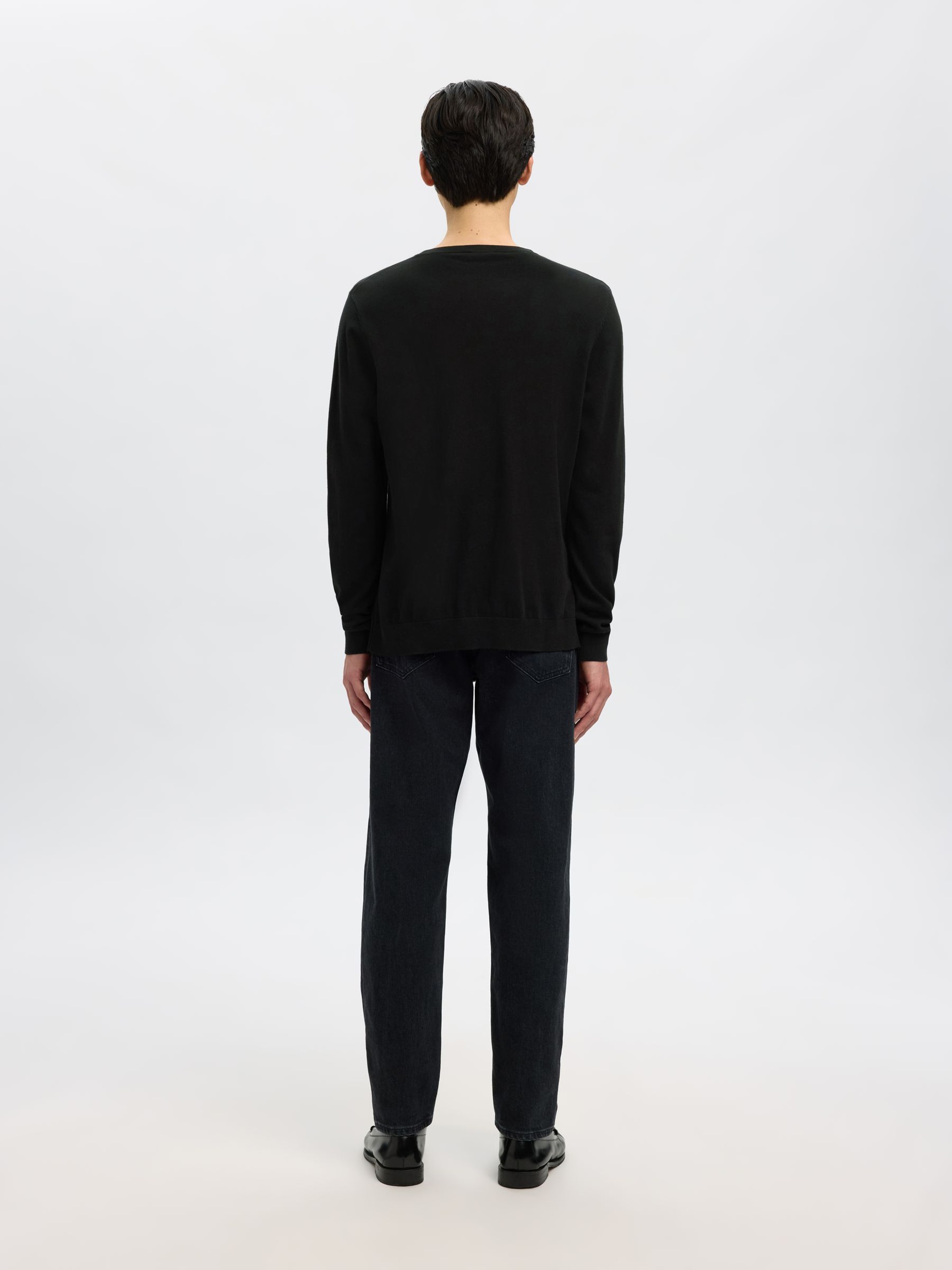 MAGLIONE GIROCOLLO, Black, highres