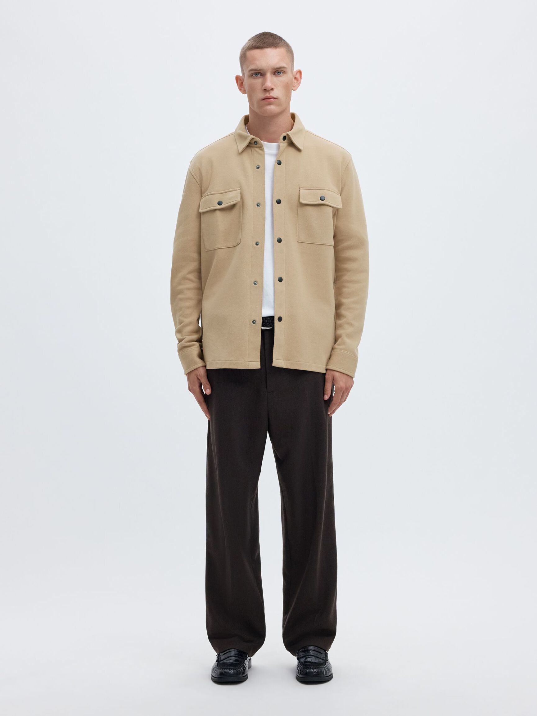 CLASSIC OVERSHIRT, Incense, highres