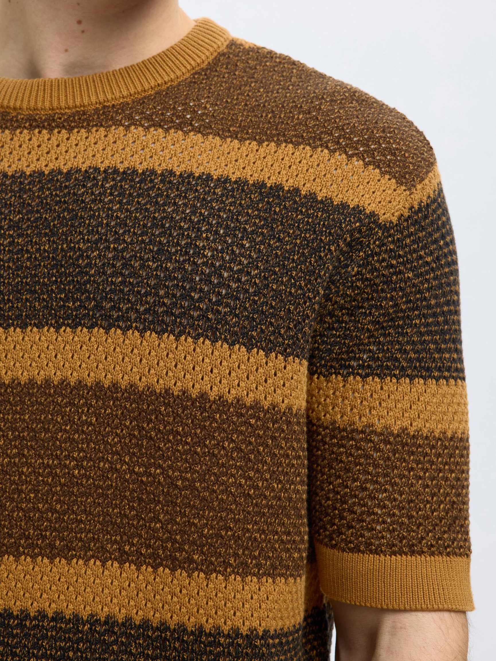MANCHES COURTES TOP EN MAILLE, Chipmunk, highres