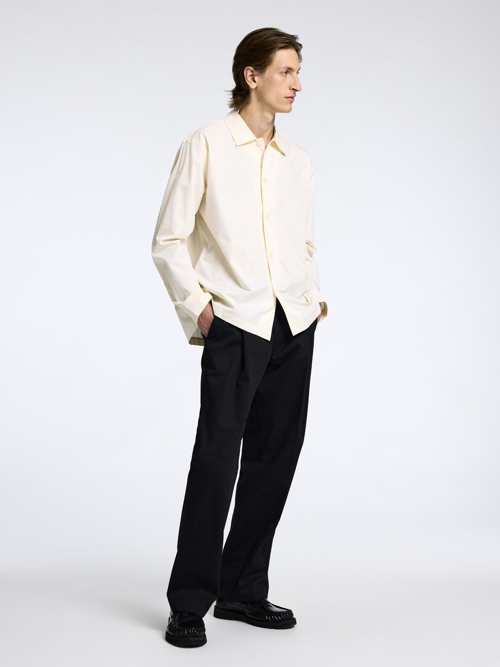 100% COTTON OVERSHIRT, Angora, highres
