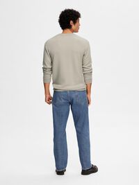 VISCOSE BLEND SWEATSHIRT, Pure Cashmere, highres