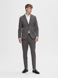 JERSEY BLAZER, Medium Grey Melange, highres