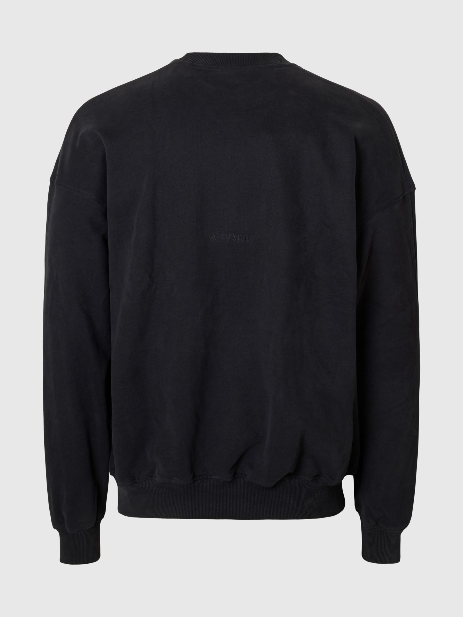 RELAXED FIT SWEATSHIRT, Dark Navy, highres