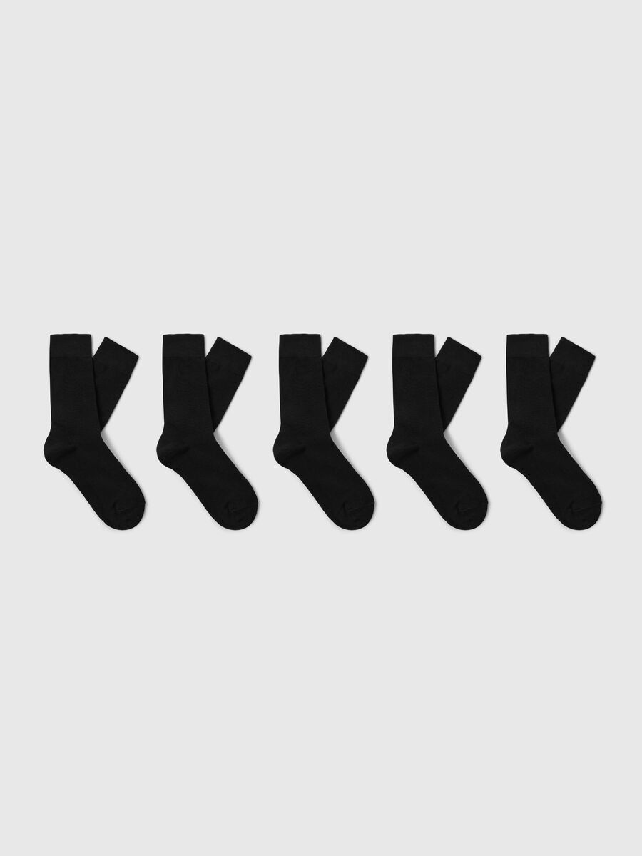 Selected 5 PACK SOCKS, Black, highres - 16098225_Black_002.jpg