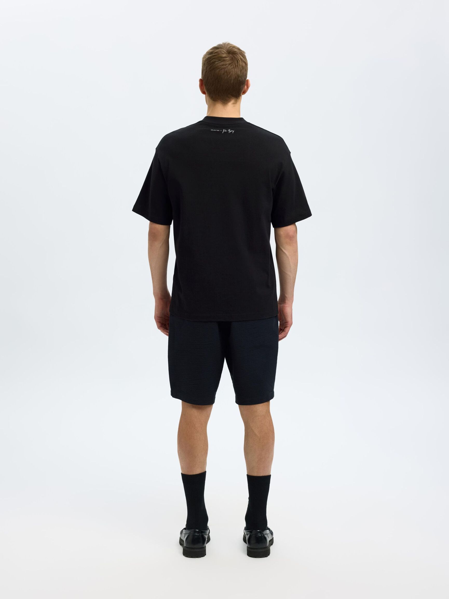 IMPRIMÉE T-SHIRT RAS DU COU, Black, highres