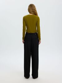 BASIC LANGARMSHIRT, Fir Green, highres
