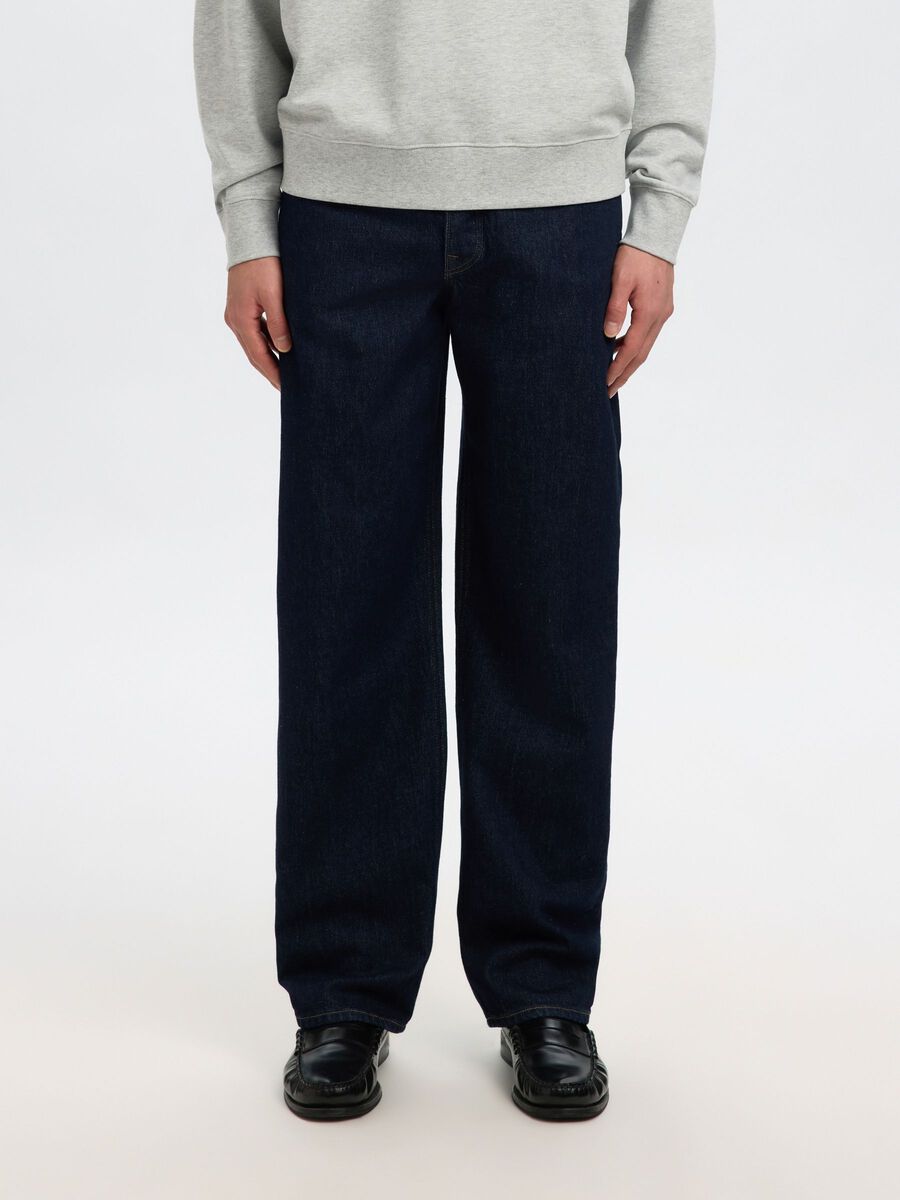 Product tile image - 220 JEANS LOOSE FIT, Dark Blue Denim | 16098203_DarkBlueDenim_1195480