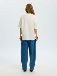 T-SHIRT, Egret, highres