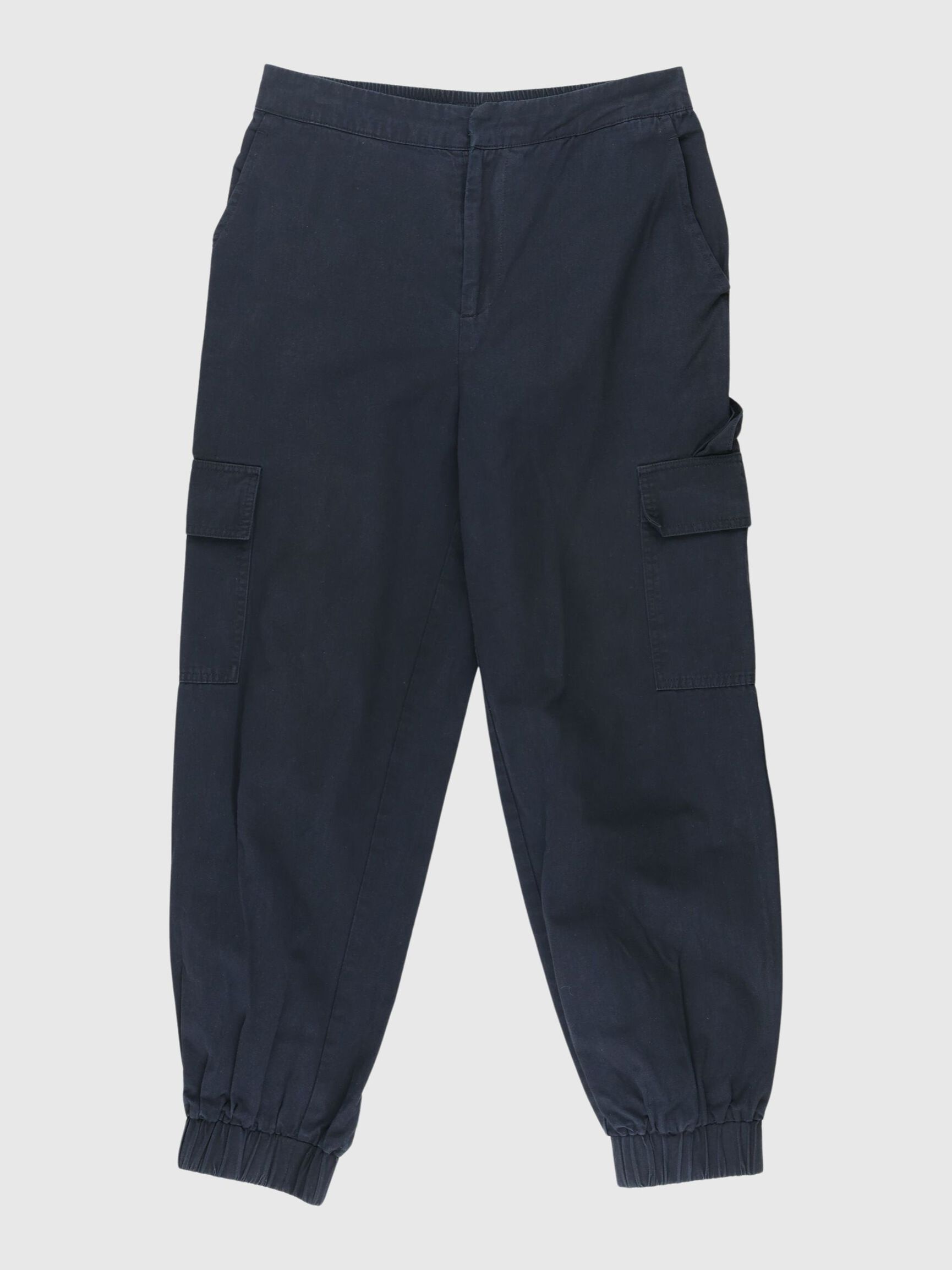 RELAXED CARGO TROUSERS, Black, highres