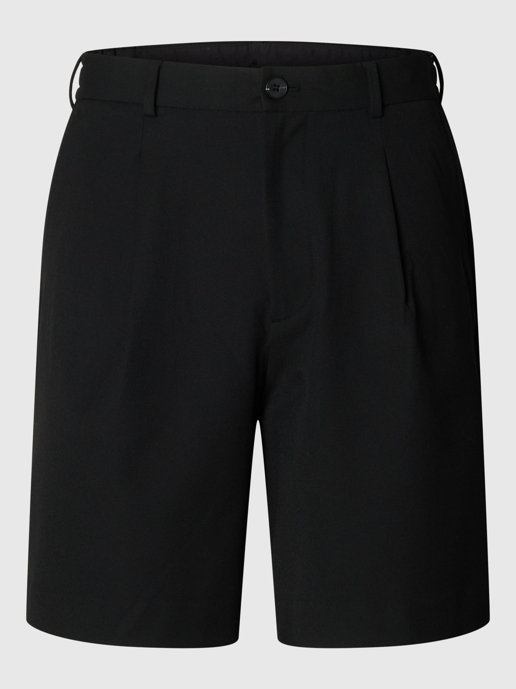 REGULAR FIT SHORTS, Black, highres