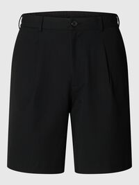 REGULAR FIT SHORTS, Black, highres