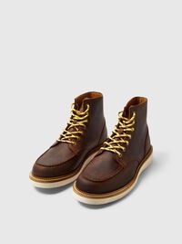 MOC-TOE LEREN LAARZEN, Cognac, highres