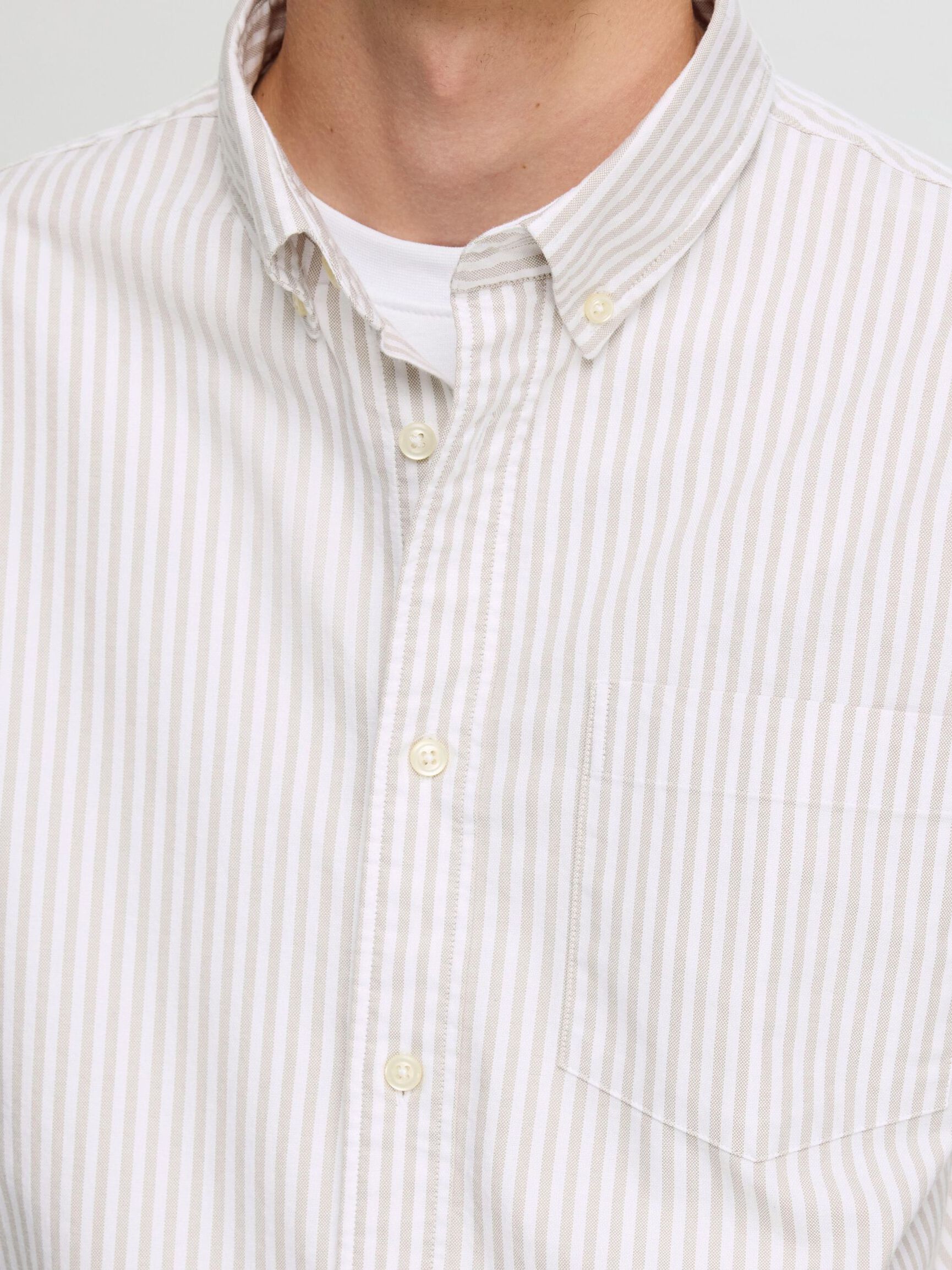 OXFORD SHIRT, White, highres