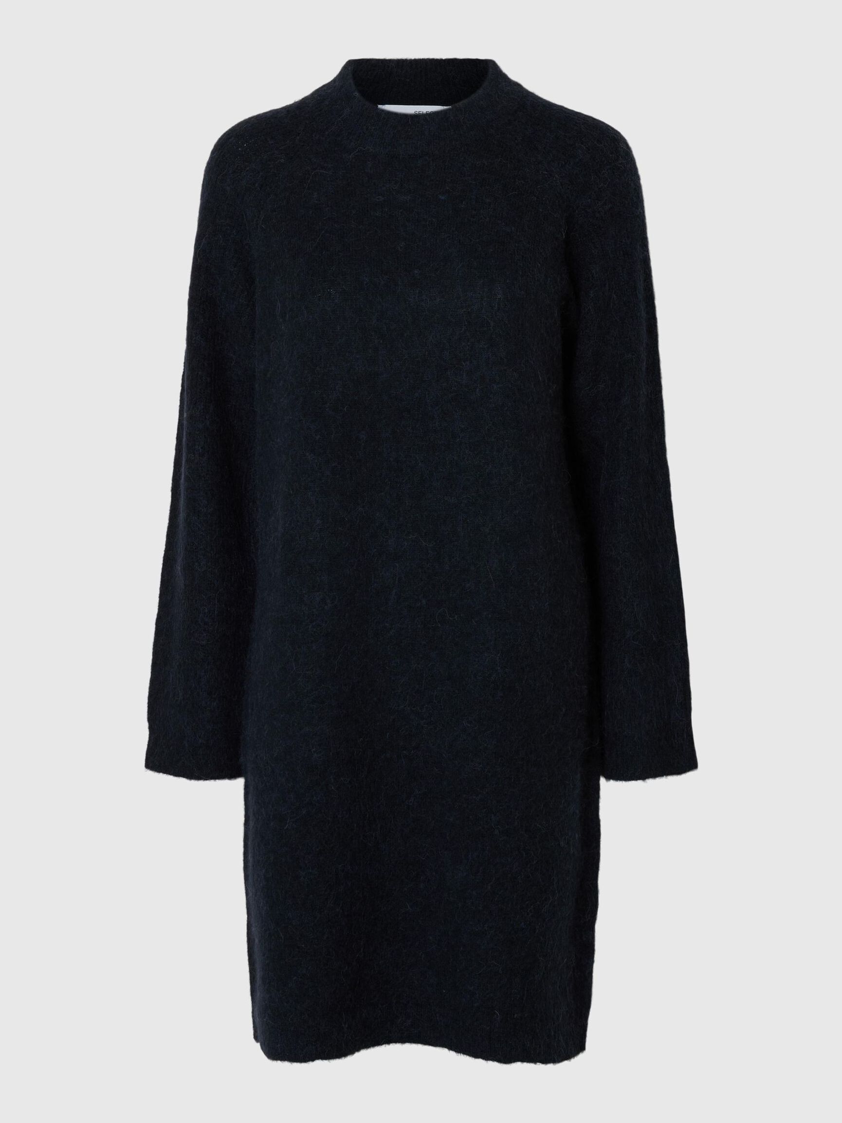 LAINE MÉLANGÉE MINI-ROBE, Dark Sapphire, highres