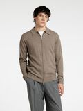 Selected WOLLGEMISCH STRICKJACKE MIT REISSVERSCHLUSS, Desert Taupe, highres - 16097977_DesertTaupe_003.jpg