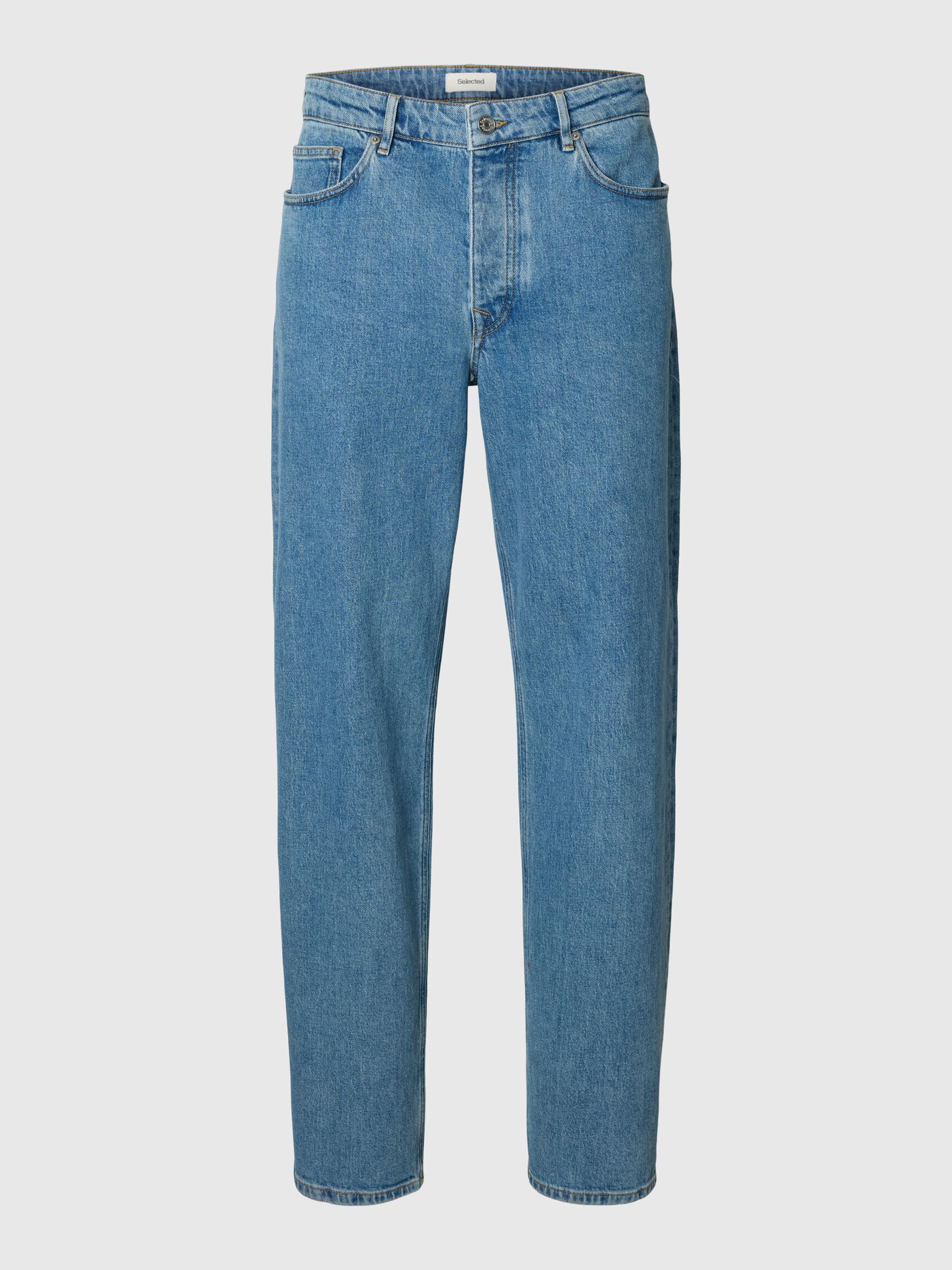 220 LOOSE FIT JEANS, Light Blue Denim, highres