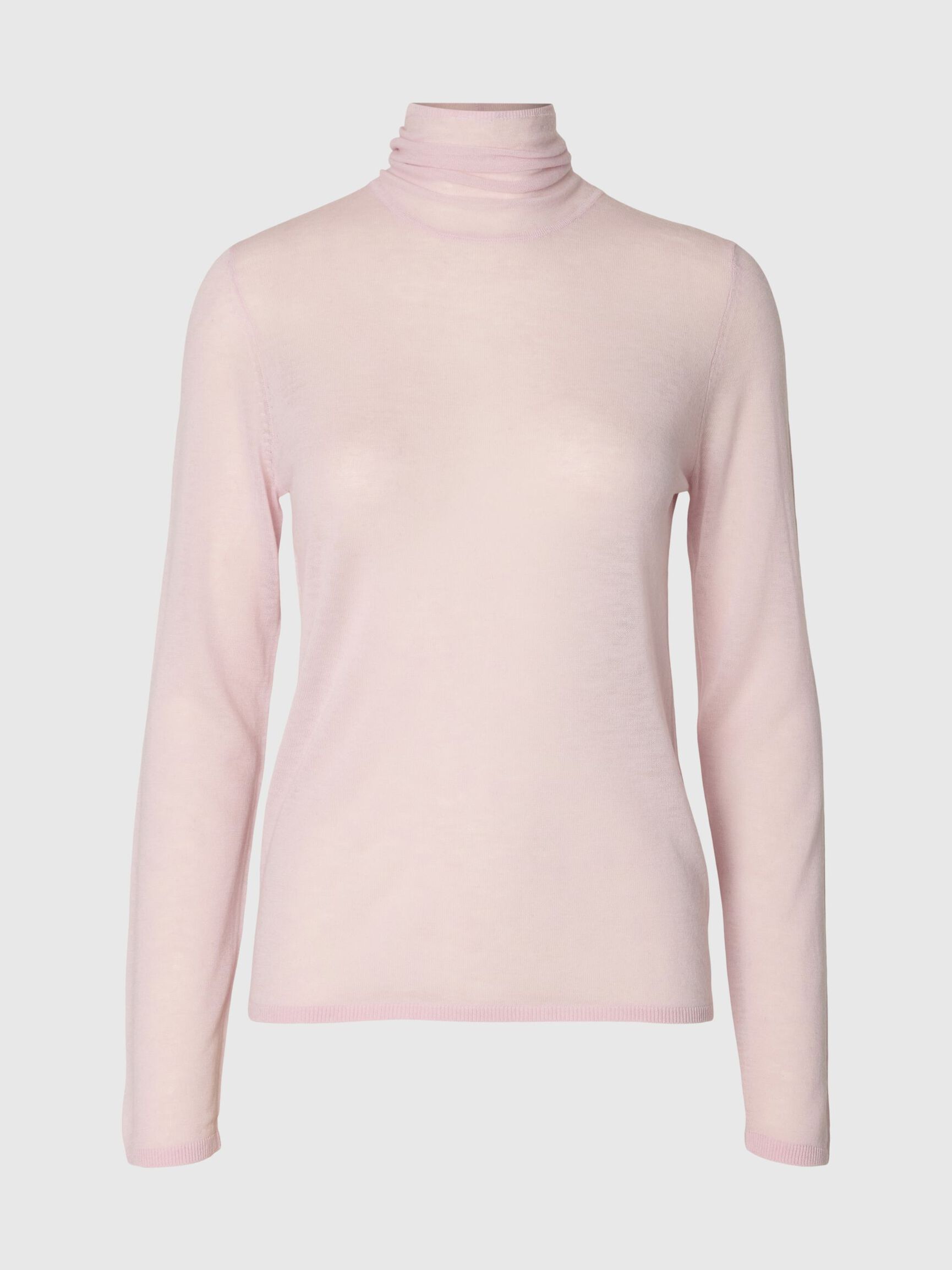 MERINO WOOL TURTLENECK, Winsome Orchid, highres
