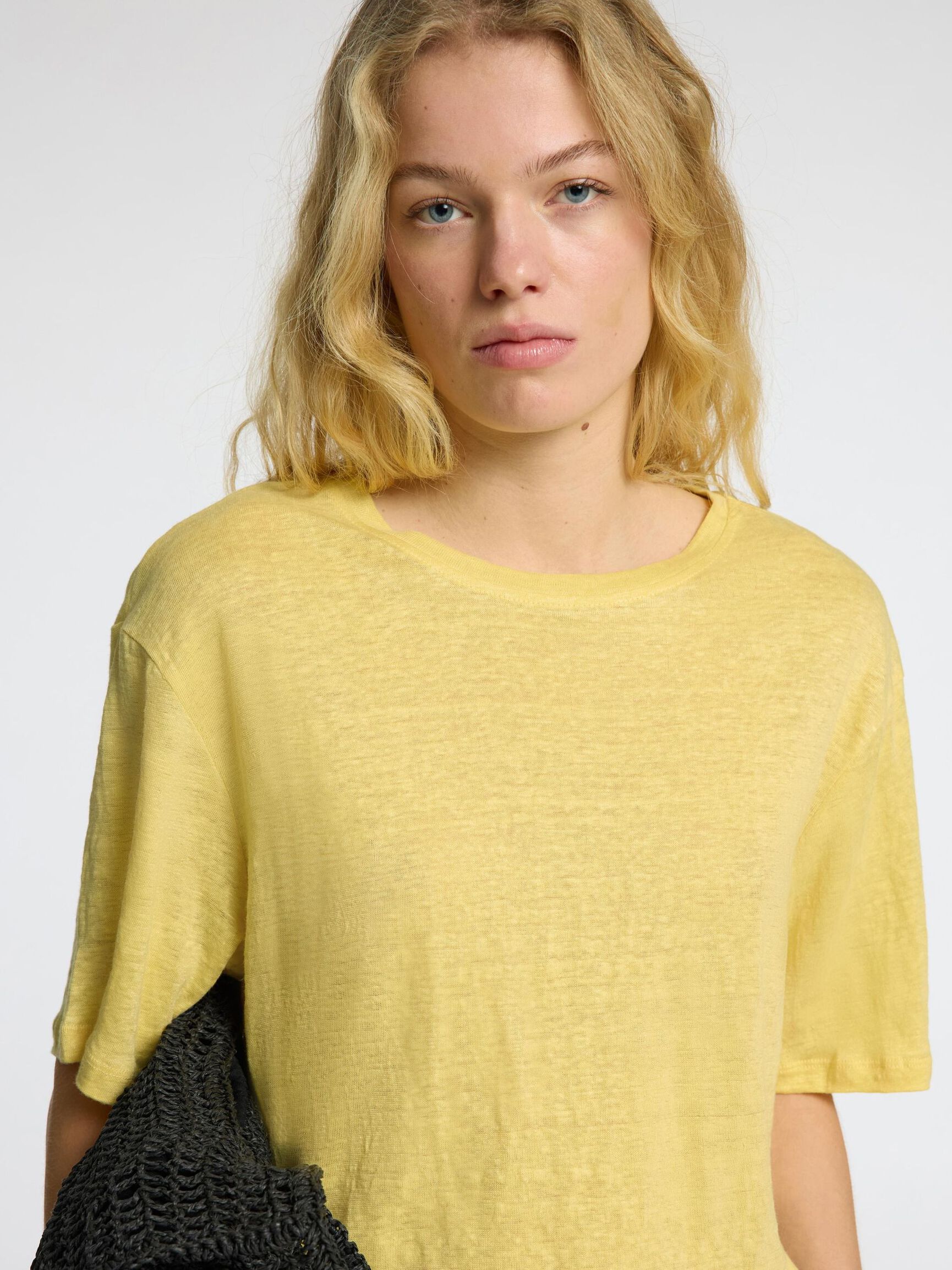 LINEN T-SHIRT, Sundress, highres