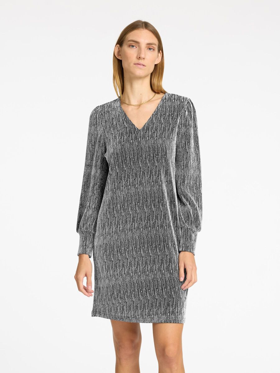 Selected GLITTEREND MINI JURK, Black, highres - 16096943_Black_1166522_003.jpg