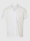 Selected 100% COTTON SHORT SLEEVED SHIRT, White, highres - 16097686_White_1183912_001.jpg