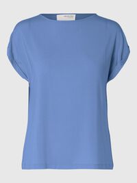 U-BOOT-AUSSCHNITT T-SHIRT, Cornflower Blue, highres