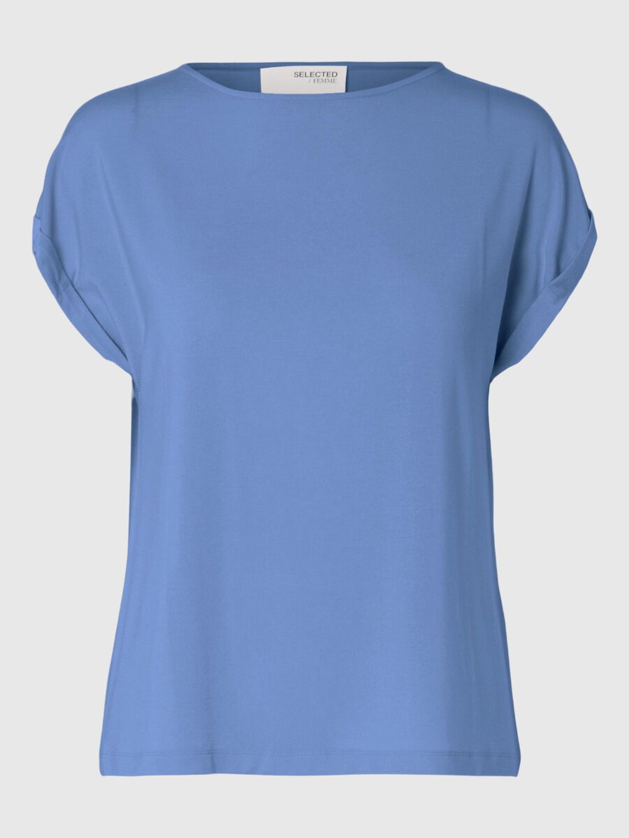 Selected U-BOOT-AUSSCHNITT T-SHIRT, Cornflower Blue, highres - 16093673_CornflowerBlue_001.jpg