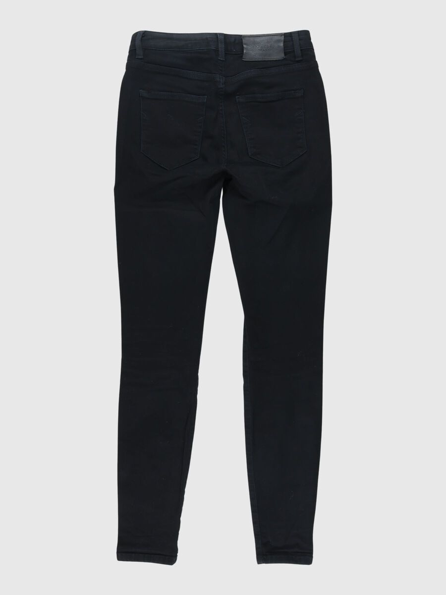 Selected MID WAIST - SKINNY FIT JEANS, Black Denim, highres - 80000425_BlackDenim_002.jpg