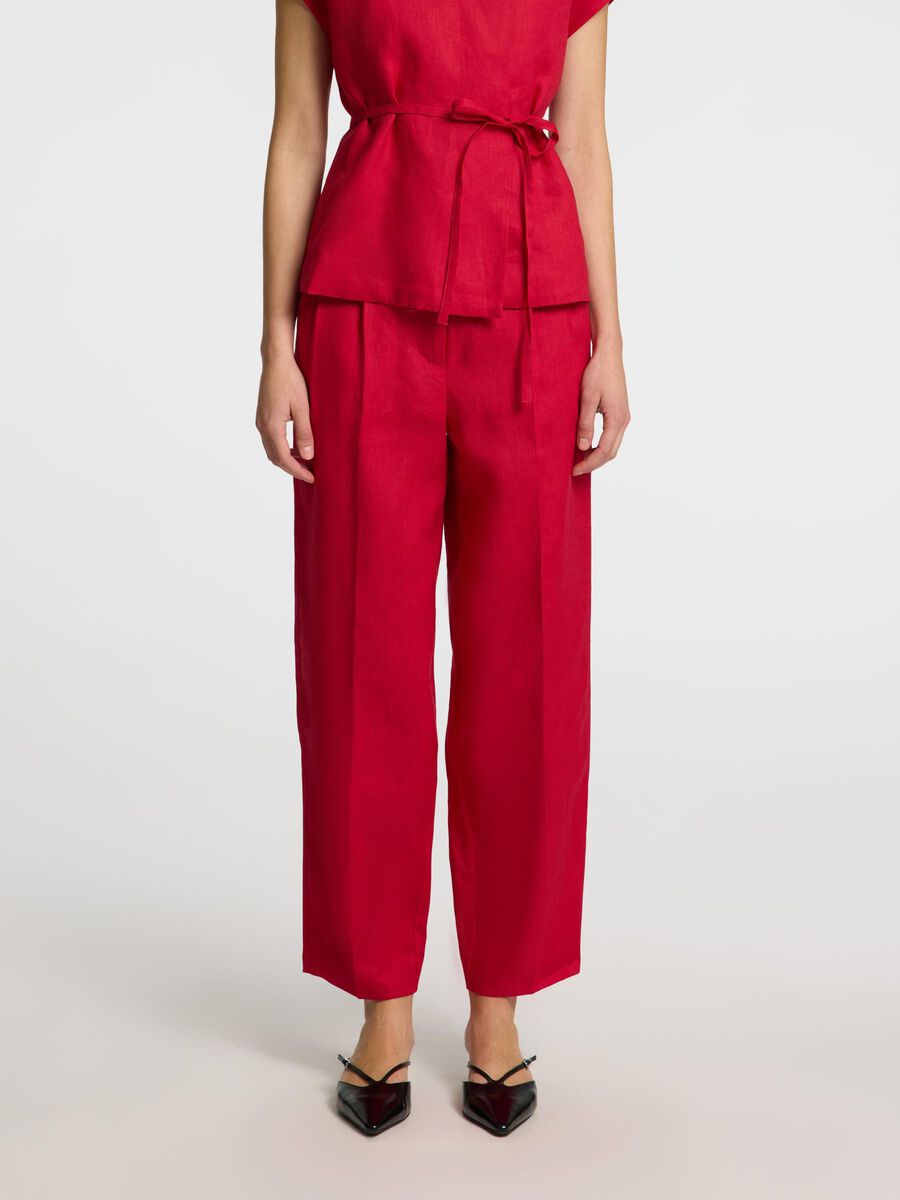 Selected 100% LINEN BARREL FIT TROUSERS, Savvy Red, highres - 16098994_SavvyRed_003.jpg