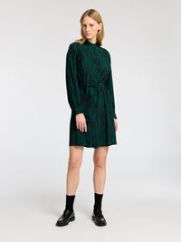PRINTED  MINI DRESS, Scarab, highres