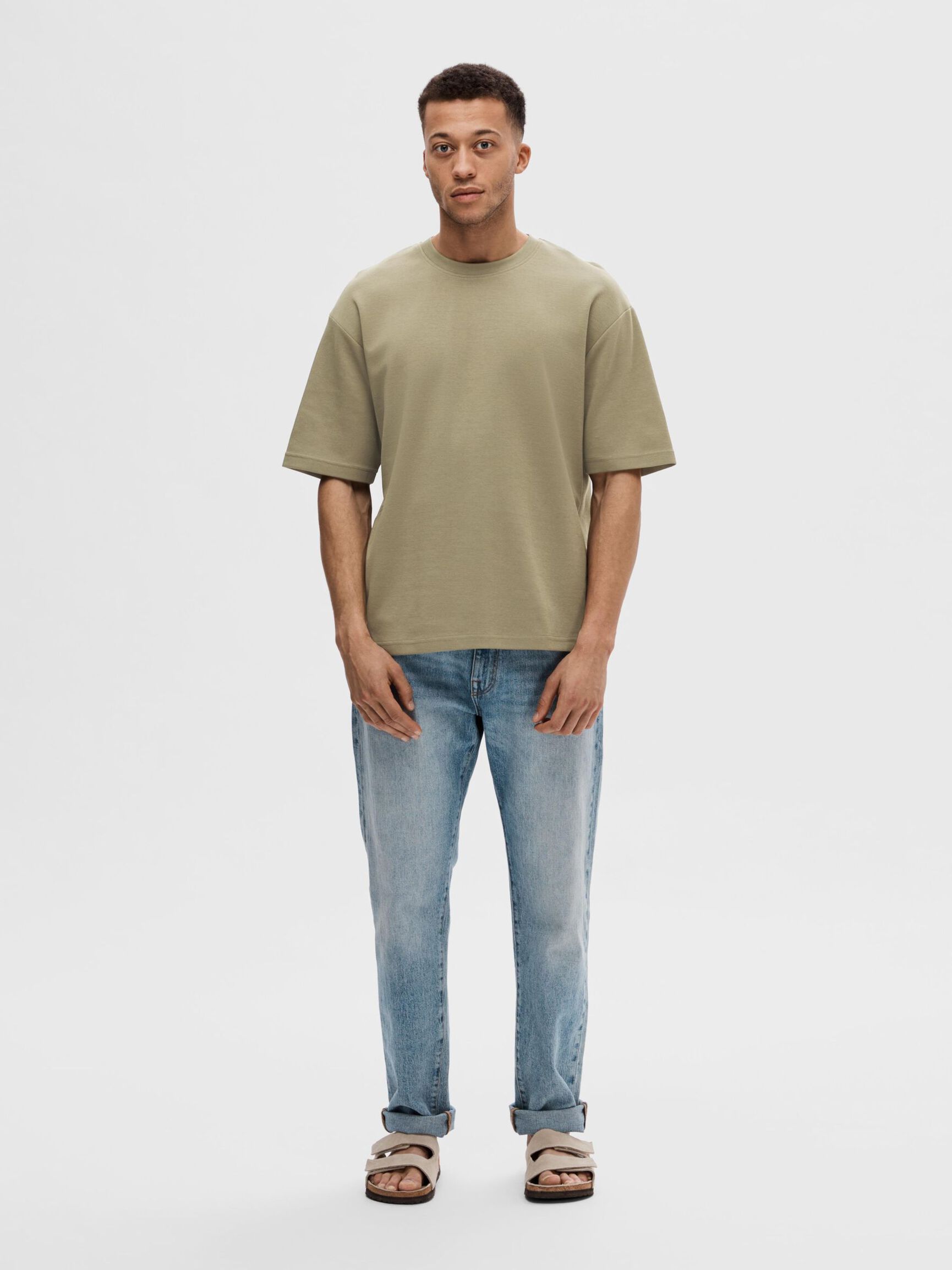 LOOSE FIT T-SHIRT, Vetiver, highres