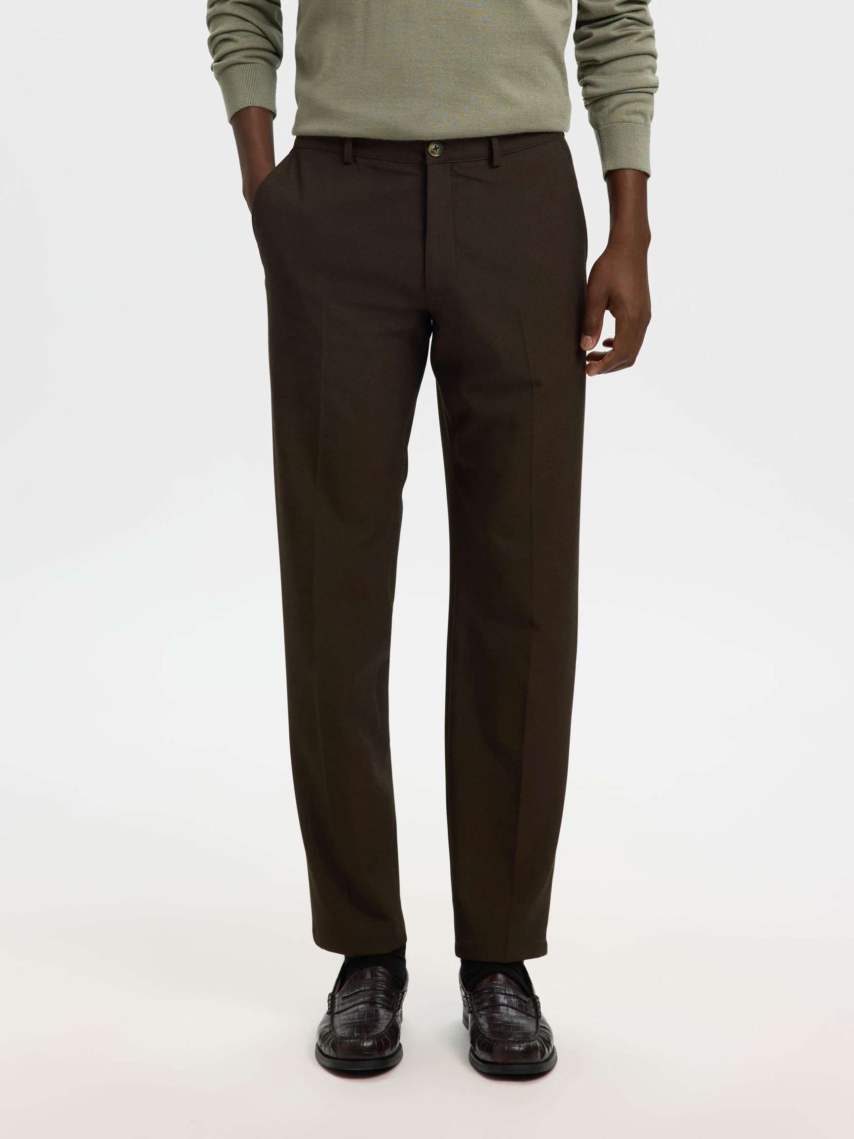 175 SLIM-FIT TROUSERS, Delicioso, highres