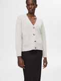 Selected CARDIGAN, Light Grey Melange, highres - 16094758_LightGreyMelange_008.jpg