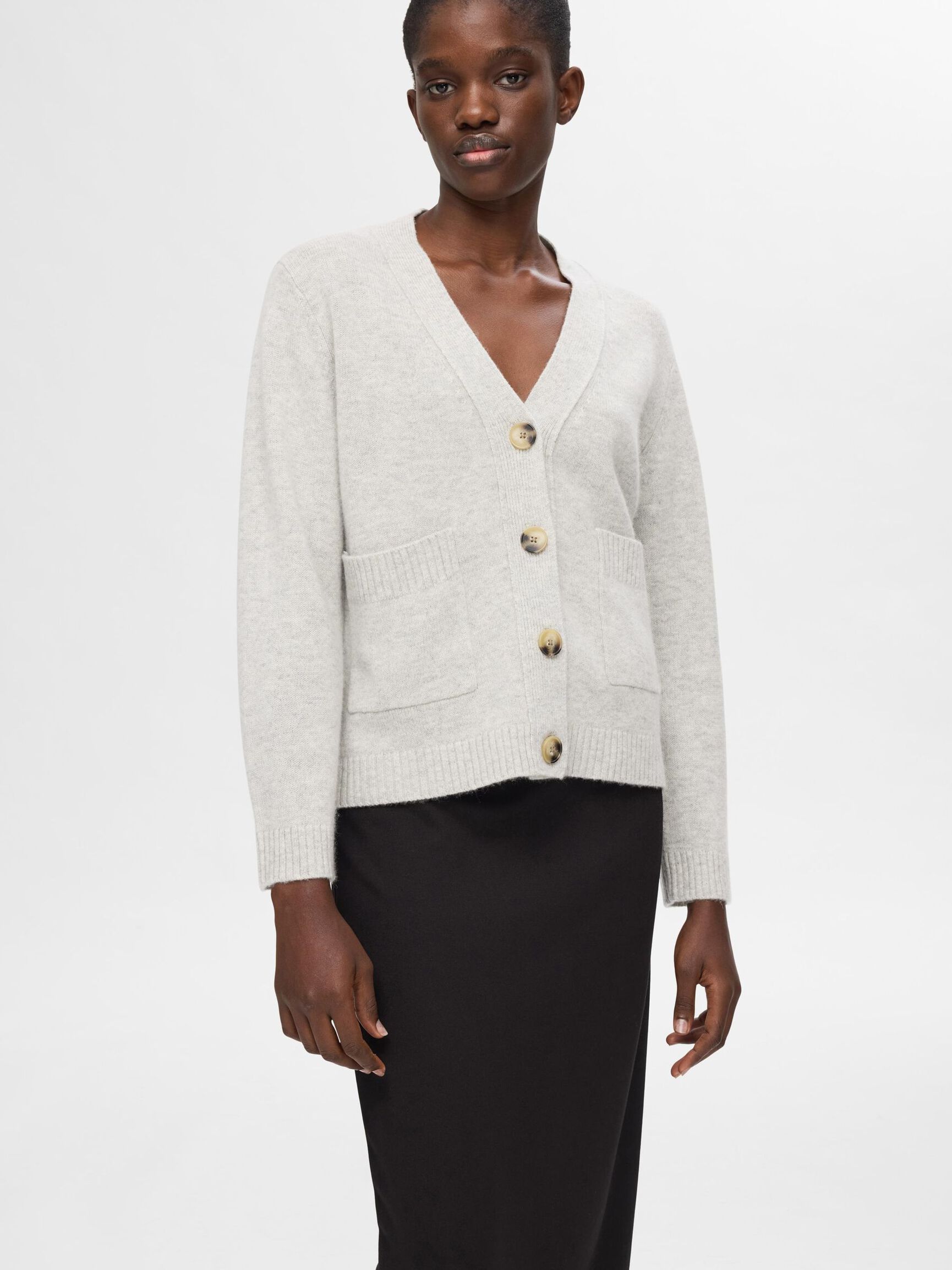 NEULETAKKI, Light Grey Melange, highres