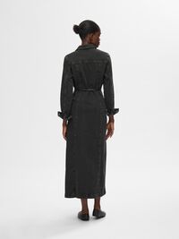 VESTITO DI JEANS, Black Denim, highres