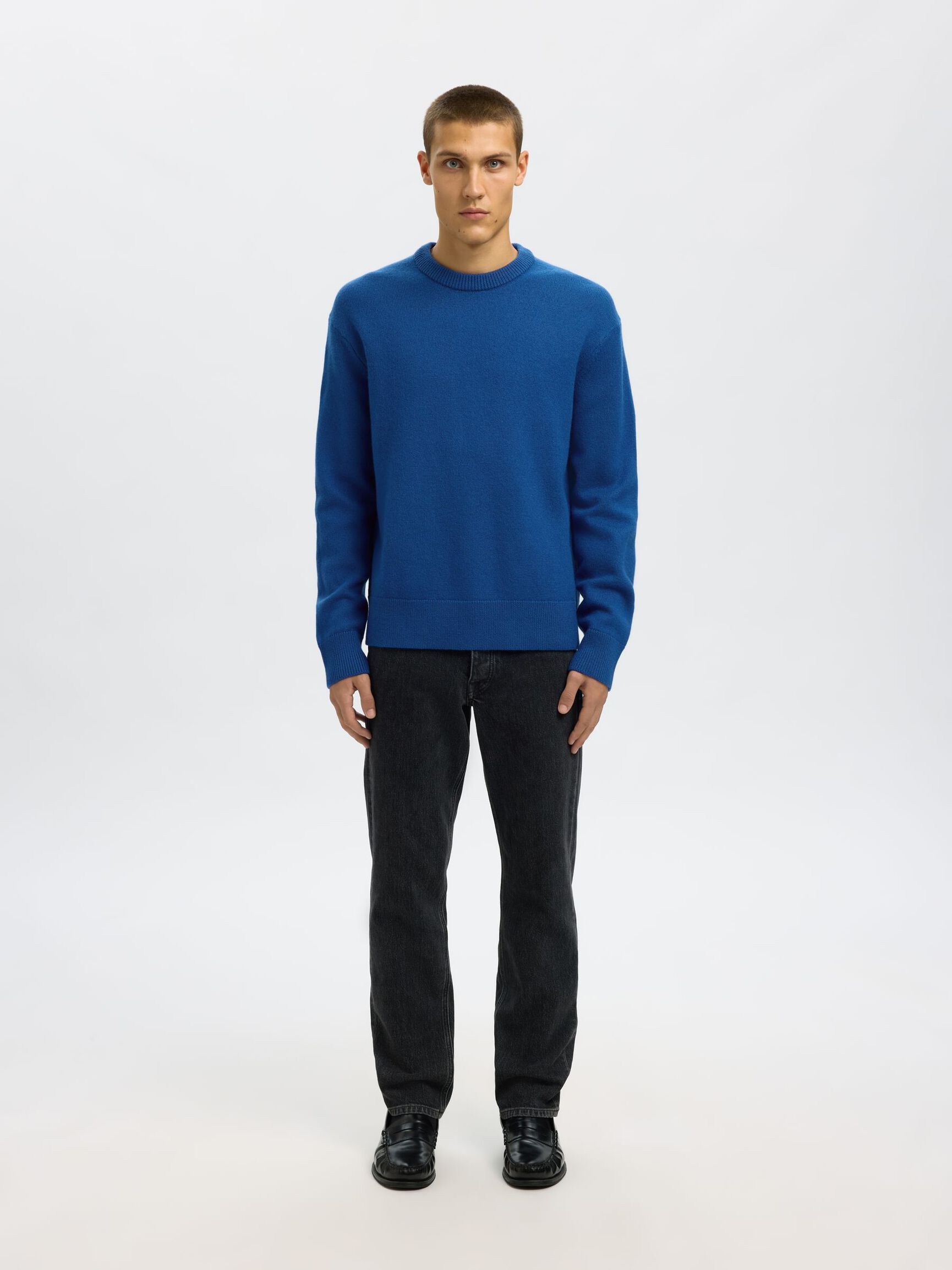 100% WOOL KNITTED JUMPER, Set Sail, highres
