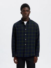 REGULAR FIT SHIRT, Deep Forest, highres