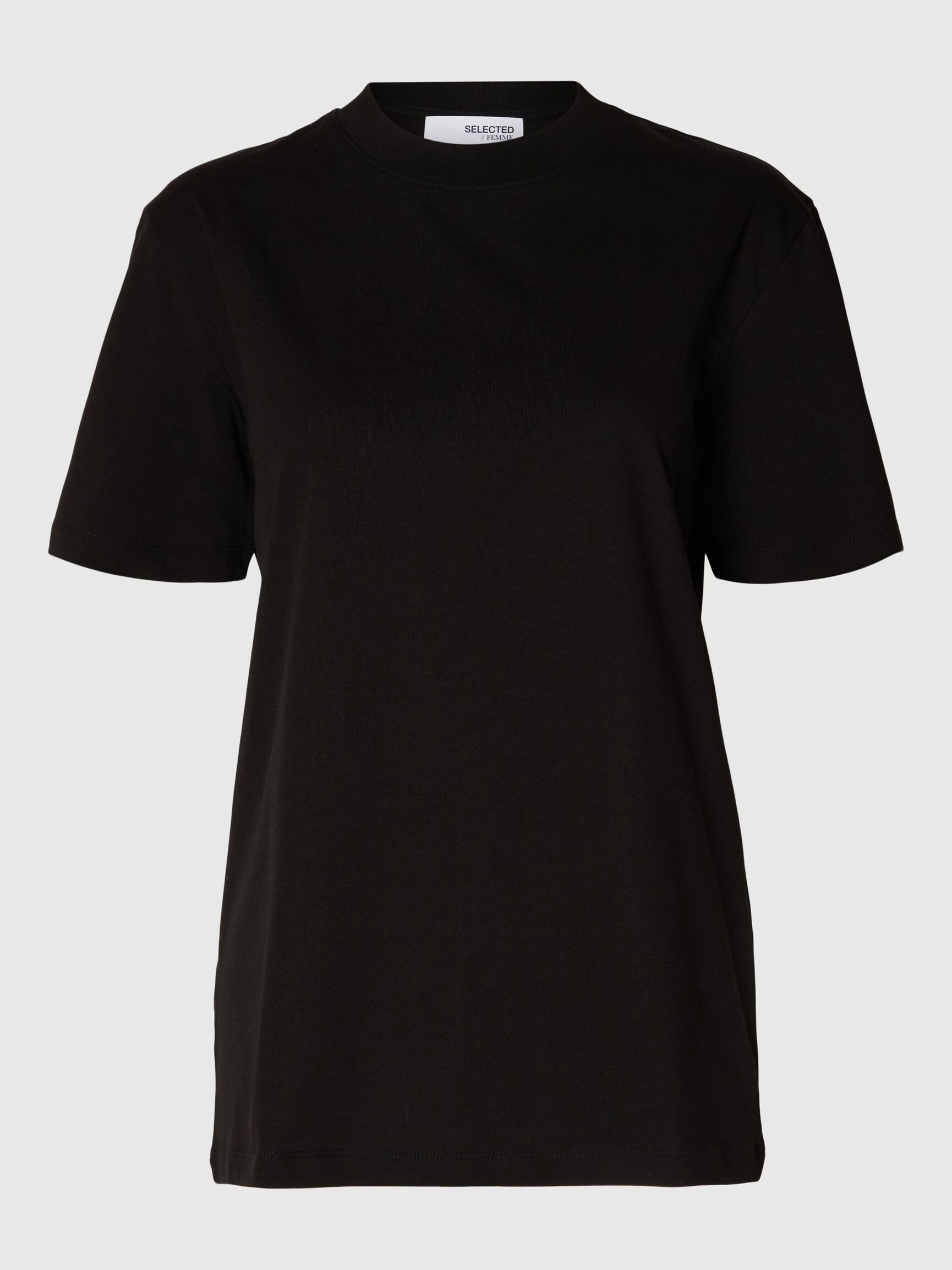 CUELLO CISNE CAMISETA, Black, highres