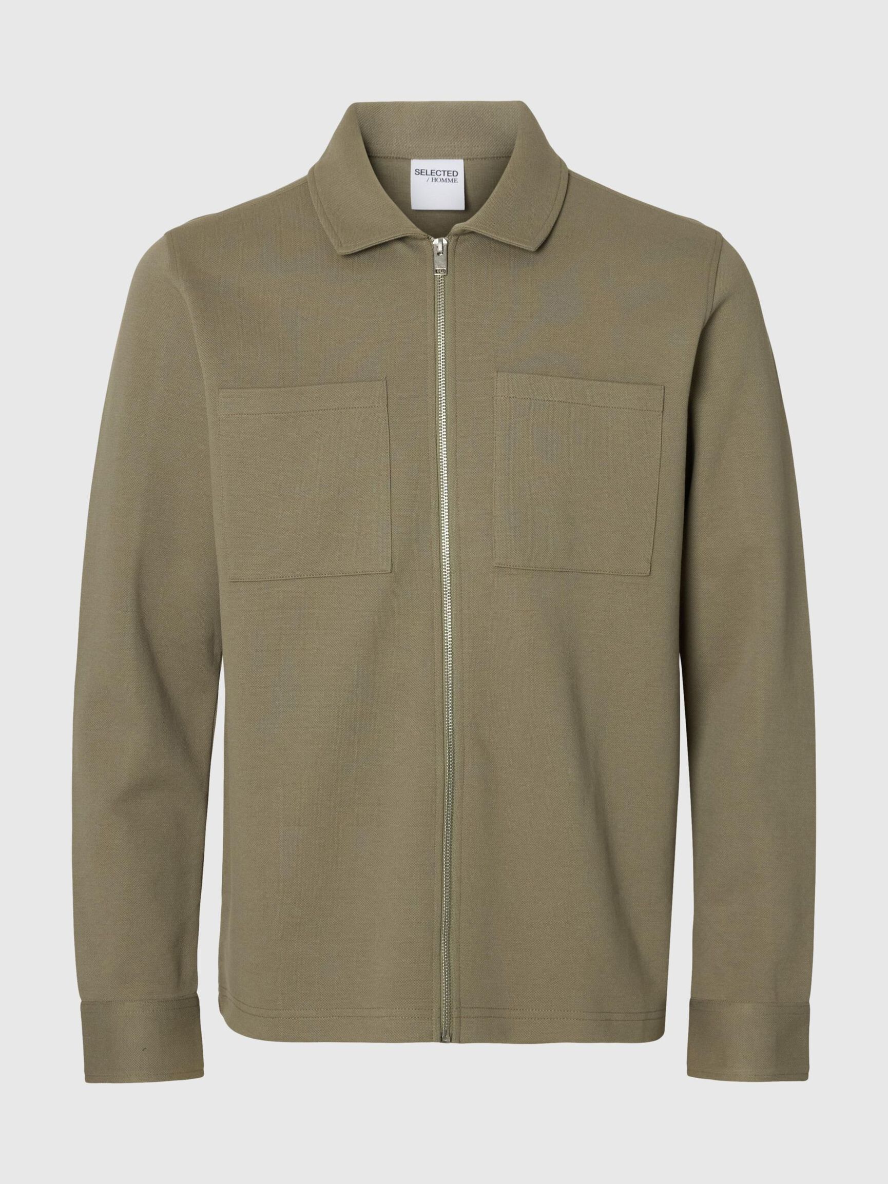 REISSVERSCHLUSS SWEATJACKE, Vetiver, highres