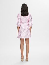 GEBLOEMDE JACQUARD WIKKELJURK, Cradle Pink, highres