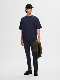 LOOSE FIT T-SHIRT, Sky Captain, highres