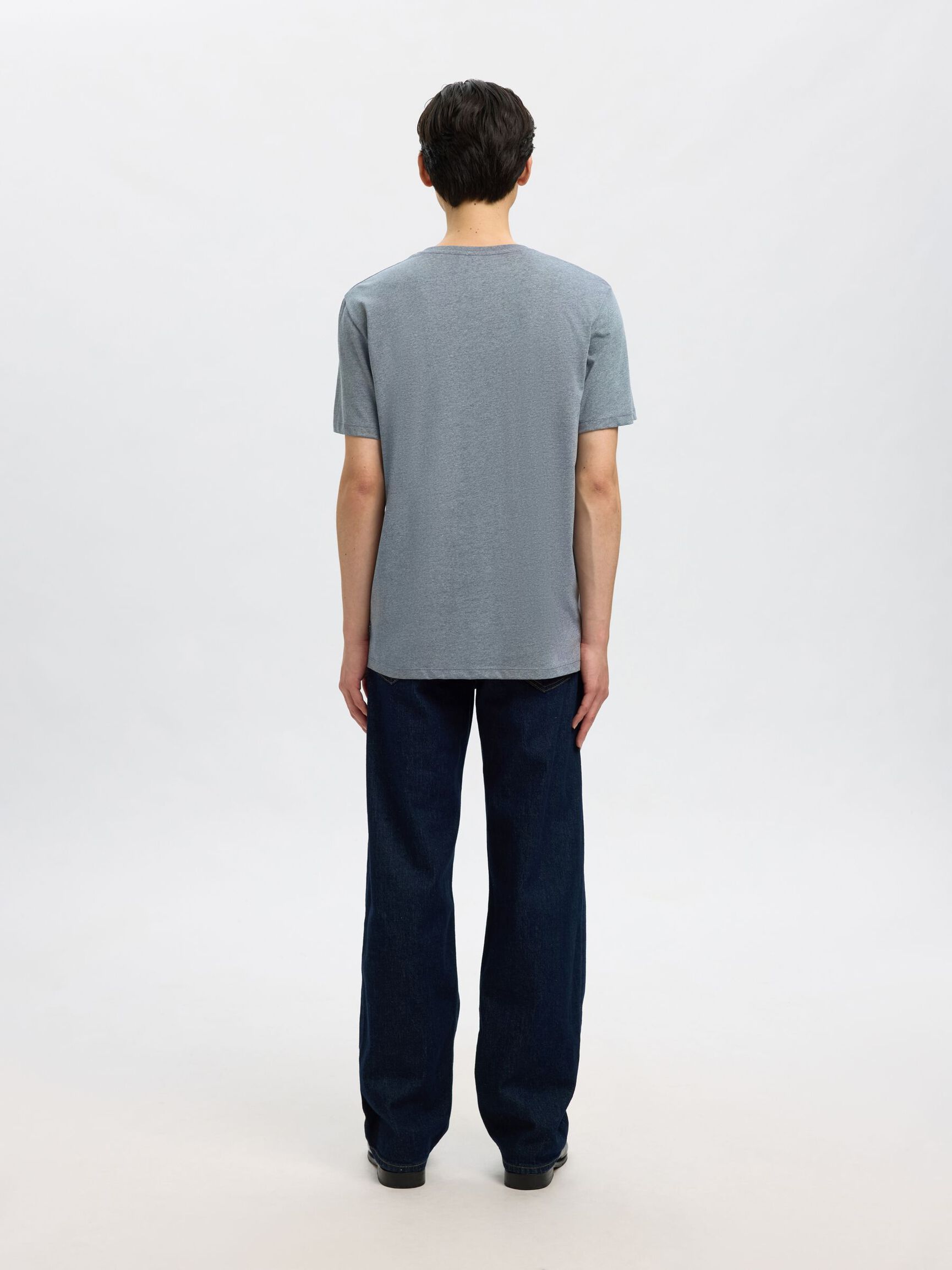 CLASSIQUE T-SHIRT, Medium Grey Melange, highres