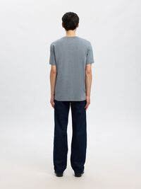 CLASSIQUE T-SHIRT, Medium Grey Melange, highres