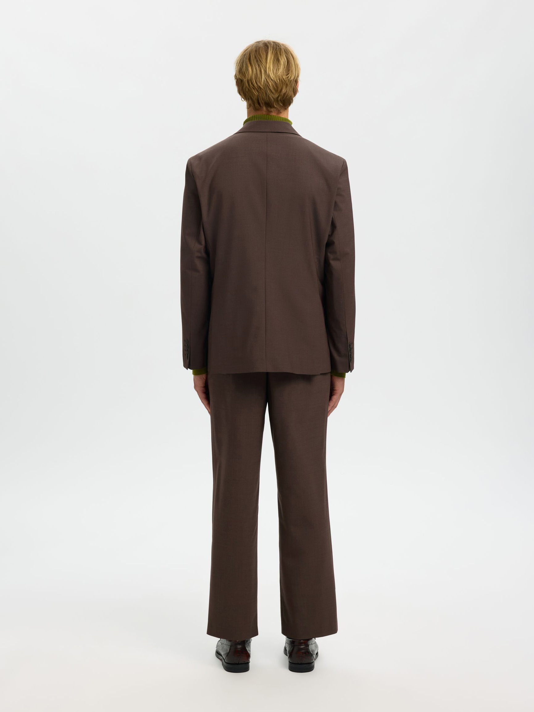 LAINE MÉLANGÉE BLAZER À DOUBLE BOUTONNAGE, Delicioso, highres