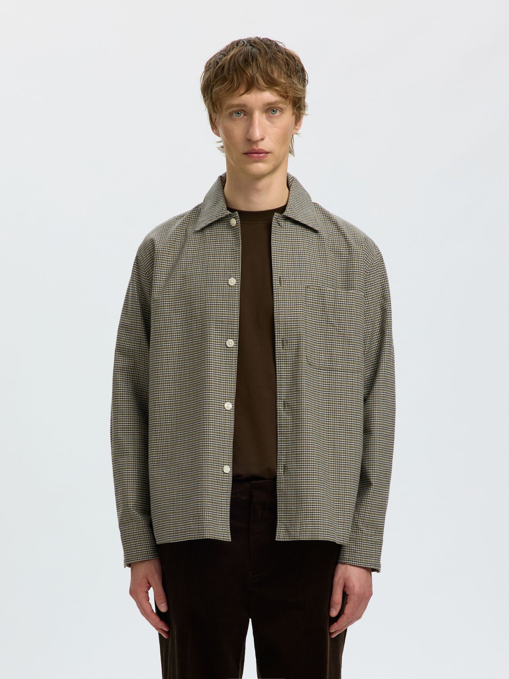 CORTE RELAJADO, EN ALGODÓN CAMISA, Kalamata, highres