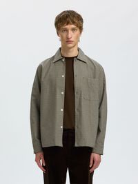 CORTE RELAJADO, EN ALGODÓN CAMISA, Kalamata, highres