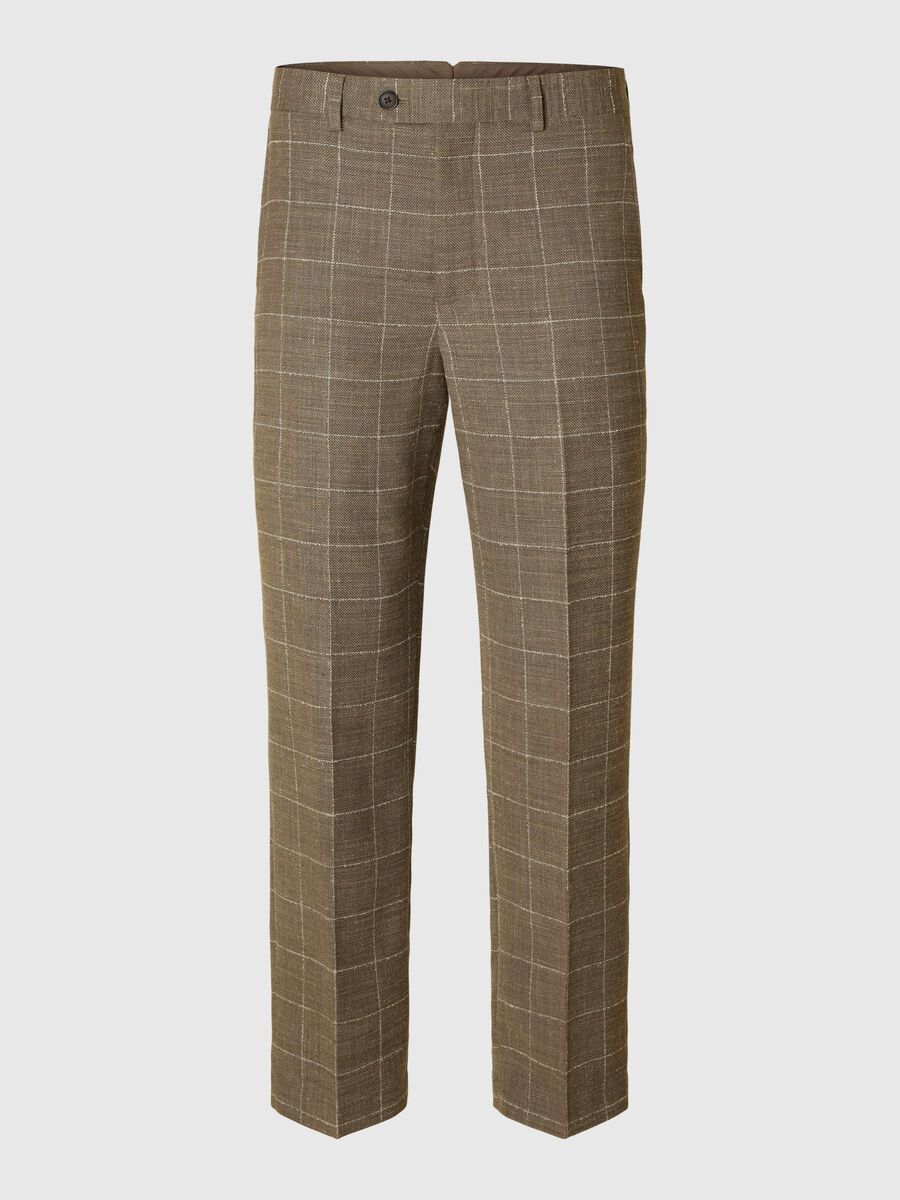 Selected WOOL BLEND SUIT TROUSERS, Slate Black, highres - 16097624_SlateBlack_1183369_001.jpg